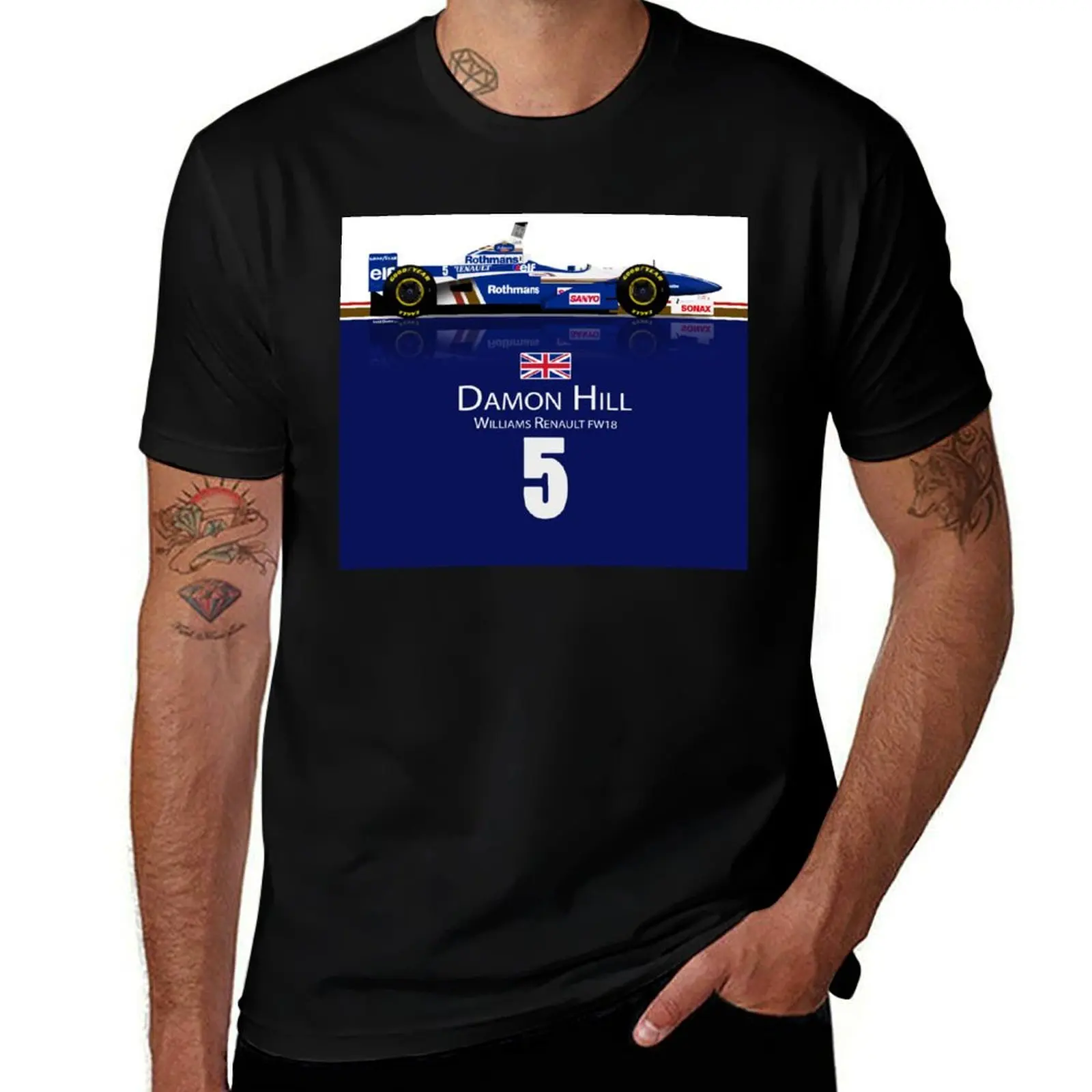 Damon Hill- Williams FW18 T-Shirt Long Lasting Casual T-Shirt