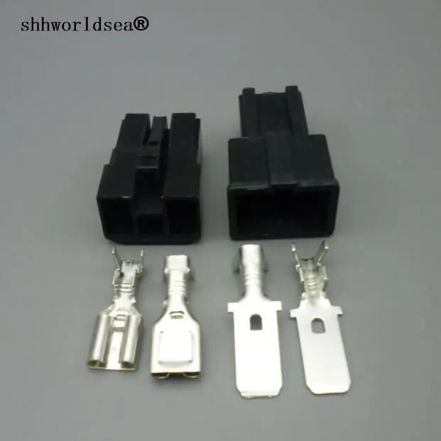 worldgolden 5/30/100sets 2 Pin 7.8mm Car connector,2P Auto plug,7.8mm Car electrical connector for car motorcycle Truck etc.