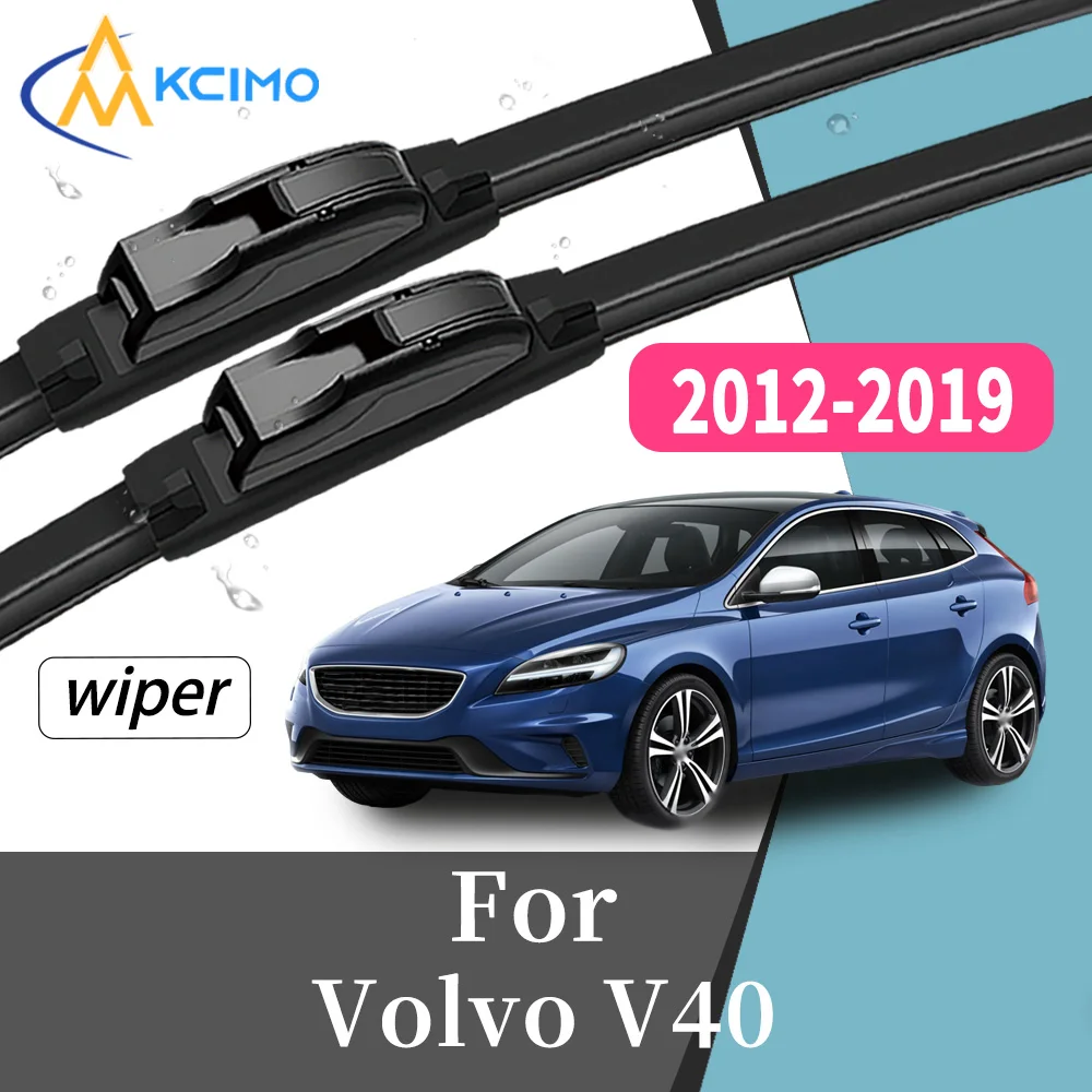 

2Pcs High Performance Front Windscreen Wiper Blades For Volvo V40 2012-2019 Long Lifespan Windshield Replacement Kit