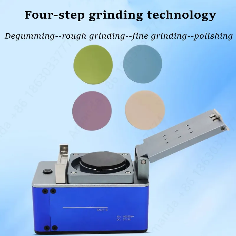 Fiber Optic Termination Machine Handheld Fiber Grinding Machine Easy-H Fiber Optic Patch Cord Connector Onsite Making Customized
