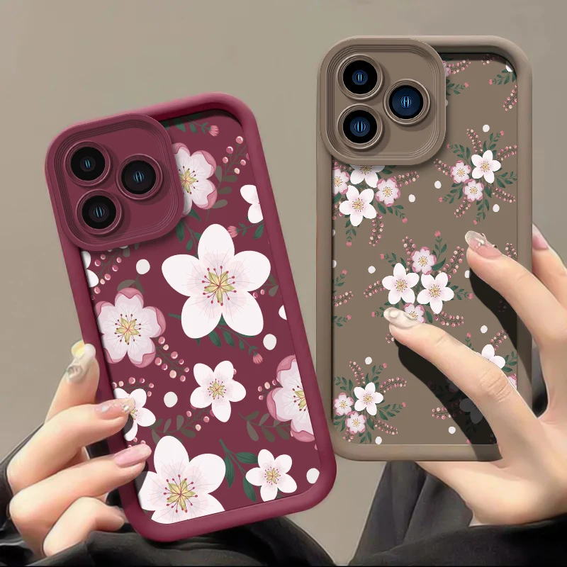 Poco M7 زهرة اللوحة جراب هاتف ل Xiaomi Poco C50 C40 C31 M6 زائد M5S M4 M3 برو M2 C65 C61 C55 C51 ماتي غطاء مقاوم للصدمات #1