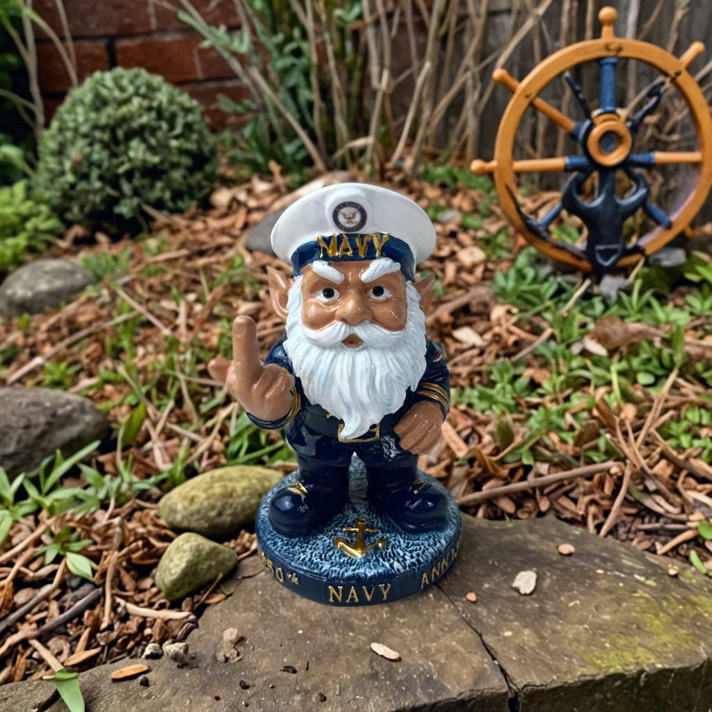 Funny Army 250th Anniversary Gnome Statue,Outdoor Garden Decoration with Military Style,Great for Military Lovers Indoor Outdoor