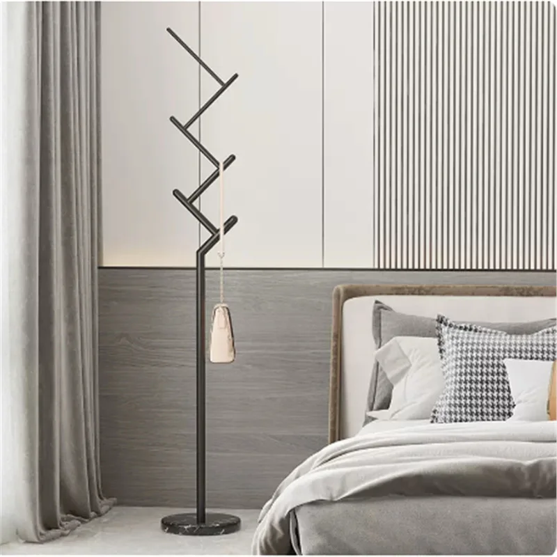 

Coat rack floor-to-ceiling hotel bedroom home hanger wrought iron multi-functional storage simple modern hanging