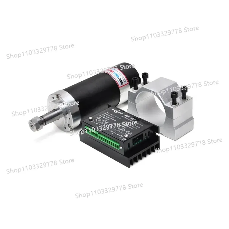 

500w ER11 Brushless Spindle Motor 48v Spindle Motor with WS55 220 Driver Spindle Clamp