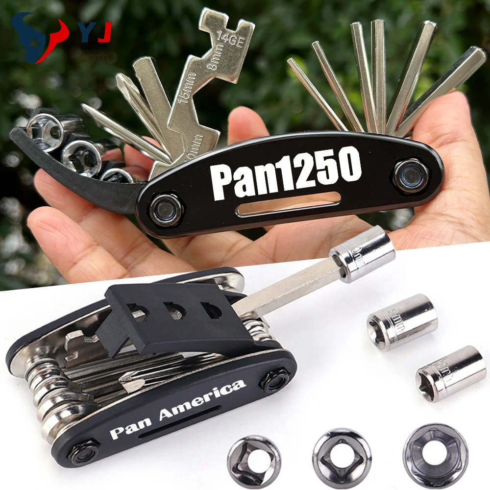 New Motorcycle 16 In 1 Repair Tool Wrench Screwdriver Set For Harley Davidson Pan America 1250 RA1250 Special Tools Accessories