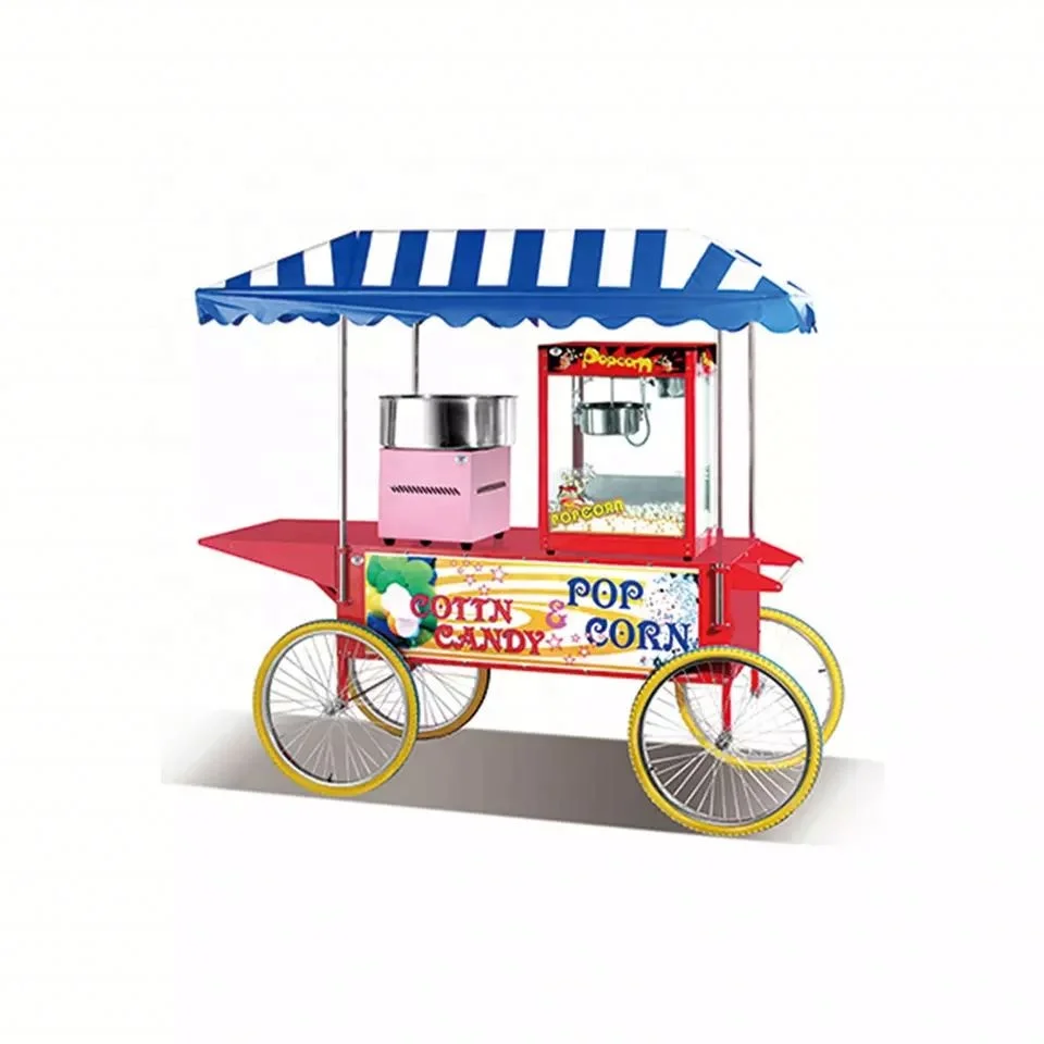 

Cinema Big Electric Automatic Popcorn Machine For Sale Price With Cart Popcorn Makers From China