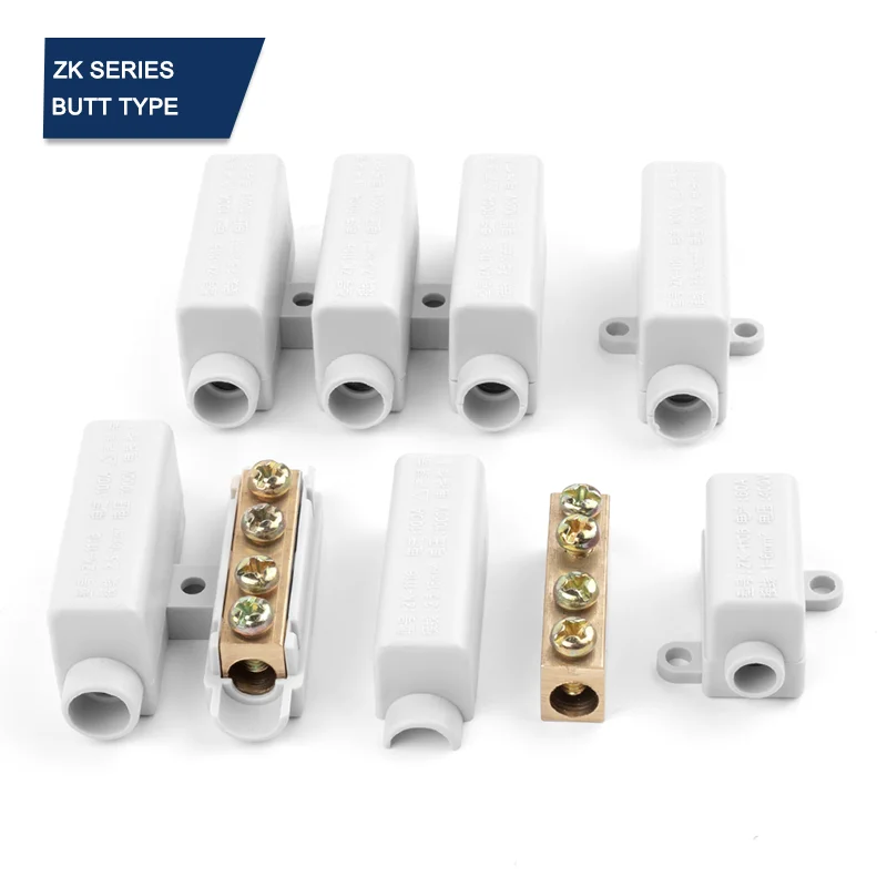 Złącze przewodu stykowego 60A/400V 1-6mm2 kabel elektryczne końcówki do łączenia wysokiej mocy 100A/1000V 2.5-16mm2 skrzynka przyłączeniowa 3 pozycje