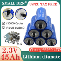 1-36PCS Original 2.3V 45Ah Yinlong 66160 Lithium Titanate LTO Battery 10C DIY12v 24v E-boat Public Bus Speaker Car starter Solar