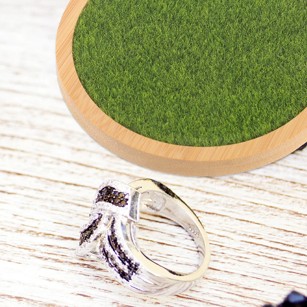 

Grass Riser Stand for Action Figures Wood Pedestal Display Base Sturdy and Reusable Figure Holder for Longtime Use in Home Or