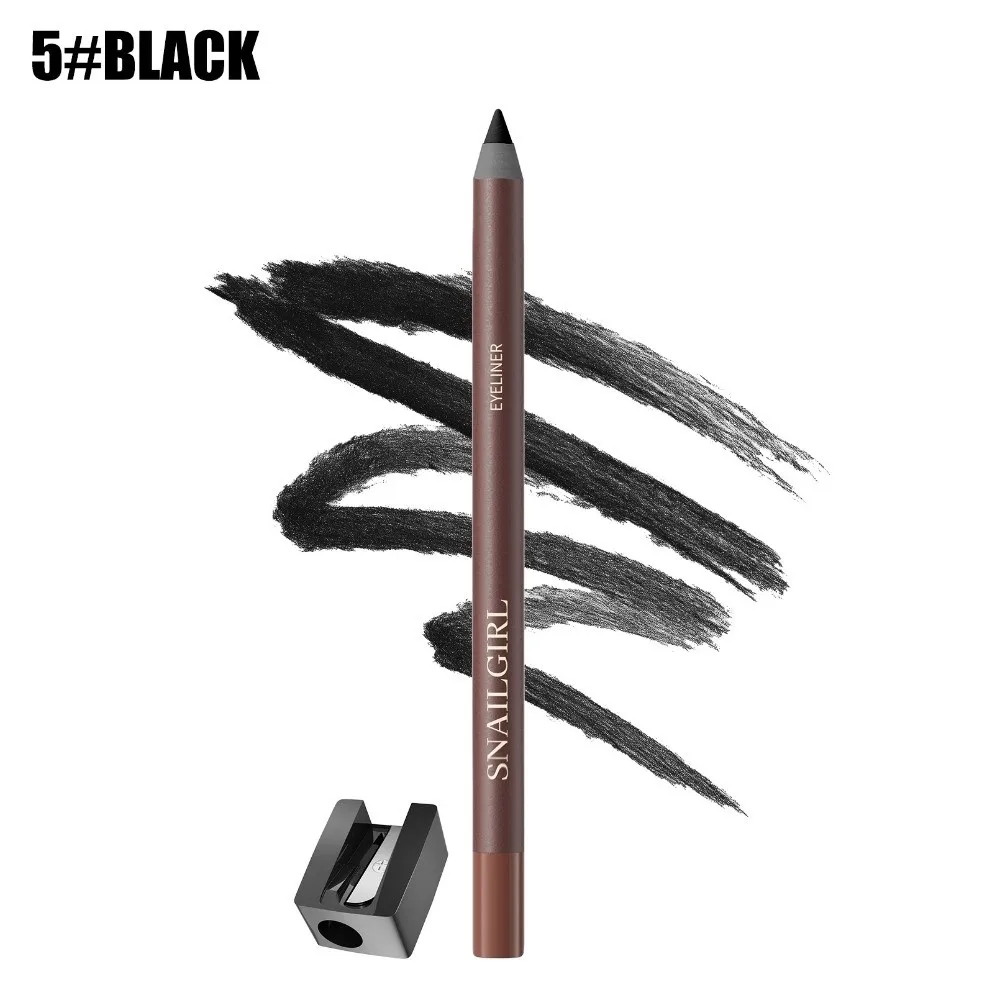 Snailgirl Eyeliner Pen Smudge Proof Waterproof Lower Eyelash Pen Precision Tip with Sharpener Eyeliner Pencils Women