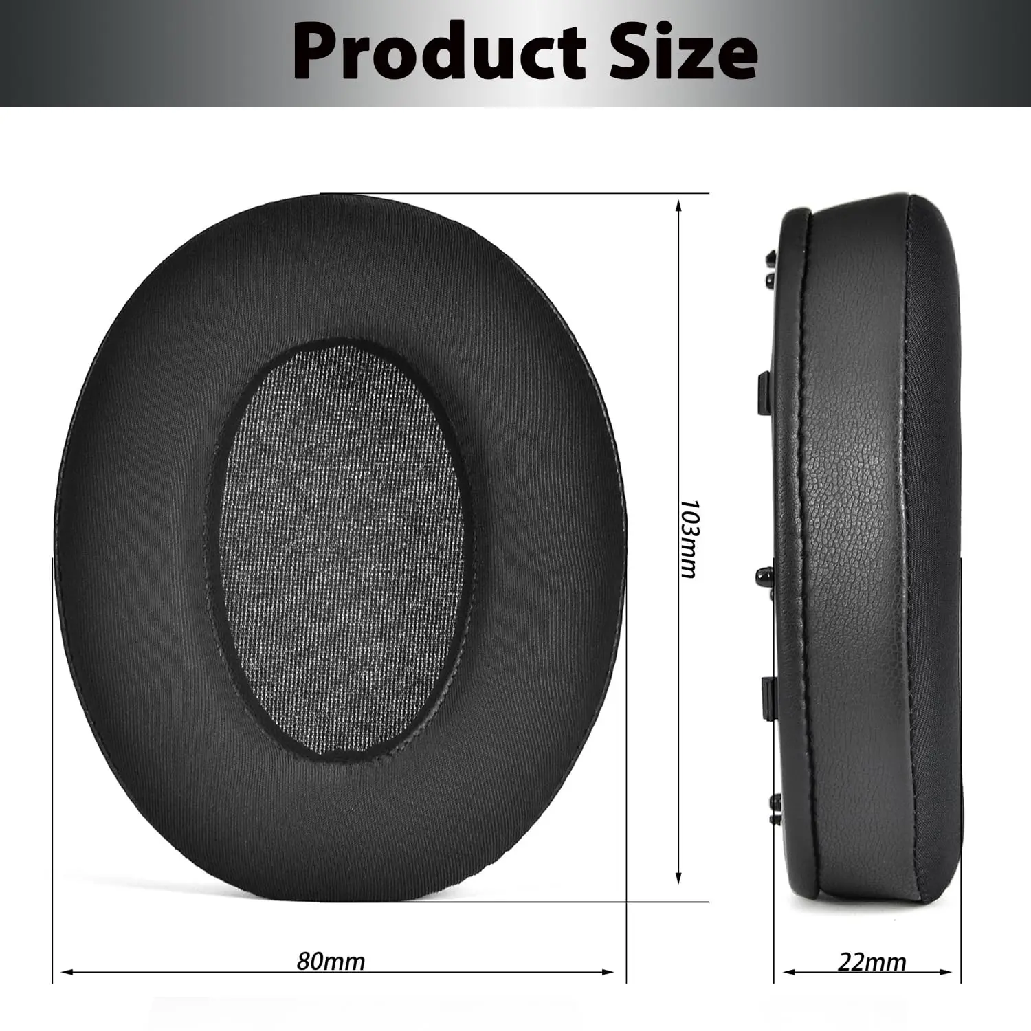 Cooling Gel Replacement Earpads for Sony WH-1000XM3 (WH1000XM3) Noise Canceling Headphones, Ear Pads Cushions.