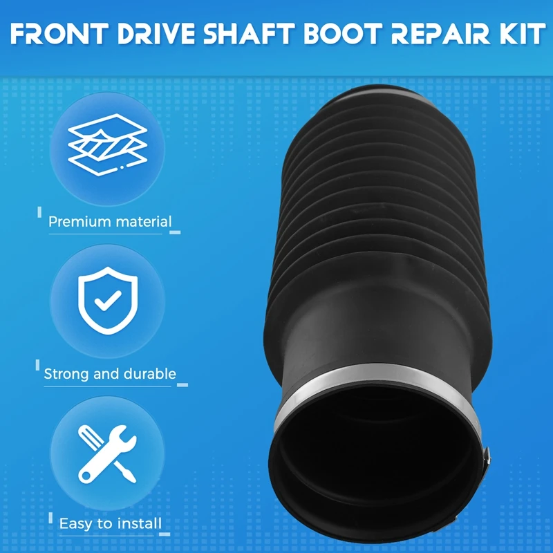 Car Front Drive Shaft Boot Repair Kit With Clamps 68229211AA For Jeep Wrangler 2007-2018