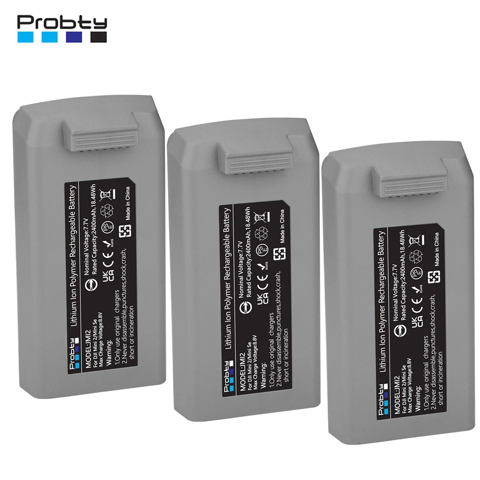 probty DJI Mini 2 SE Battery 2-Pack