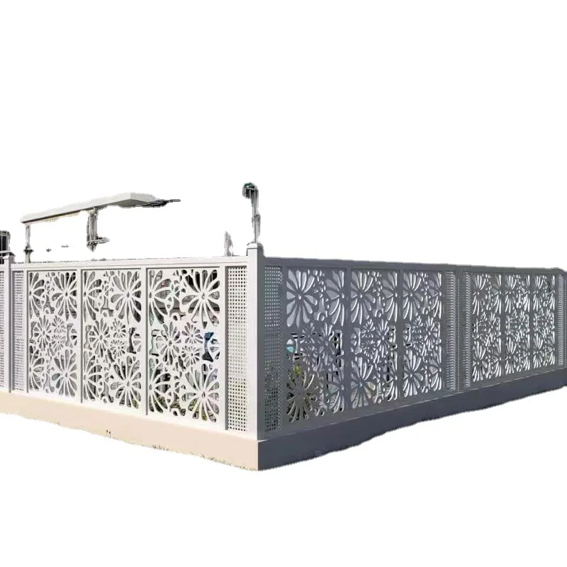 Zinc steel guardrail engineering welding landscape steel structure galvanized hollow protective railing