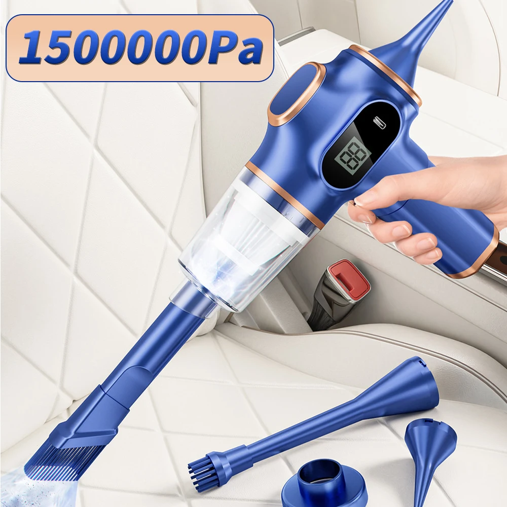 

5 in1 Handheld Vacuum Cleaner for Car Wireless Portable Strong Suction Cleanning Robot Tool For Car Office Home Appliances