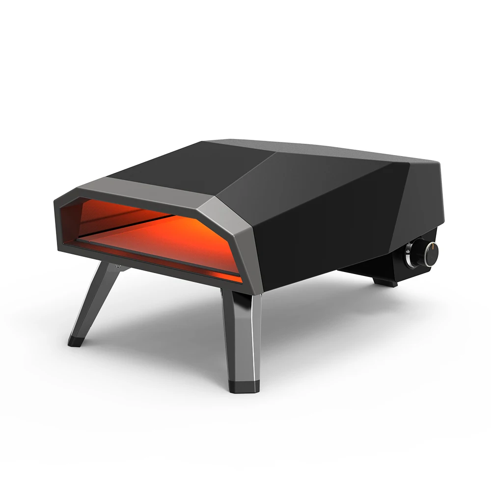 Premium Modern 12-Inch Portable Gas Pizza Oven With Stainless Steel CE Certified For Outdoor BBQ & Garden Use