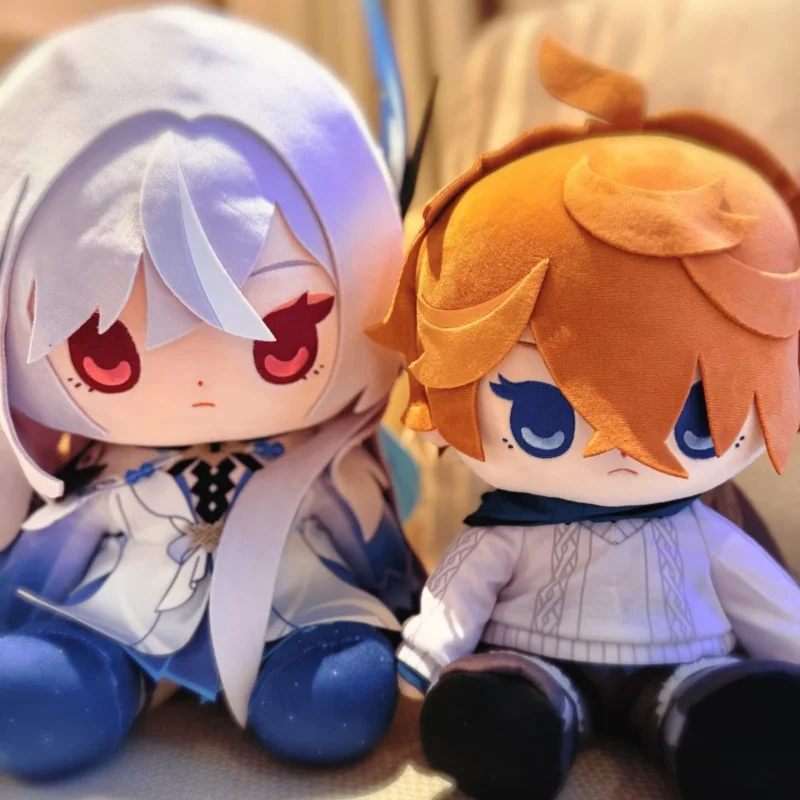 

In Stock Genuine Mihoyo Game Genshin Impact Skirk Tartaglia Plush Doll Sofa Decor Anime Accessories Props Toys Birthday Gifts