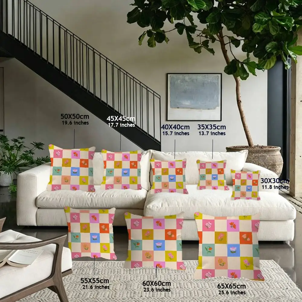 M-miche lle flowers Comfortable soft Pillow Case for Sofa Living Room P-parascandolo Home office Decor and Protective Covers
