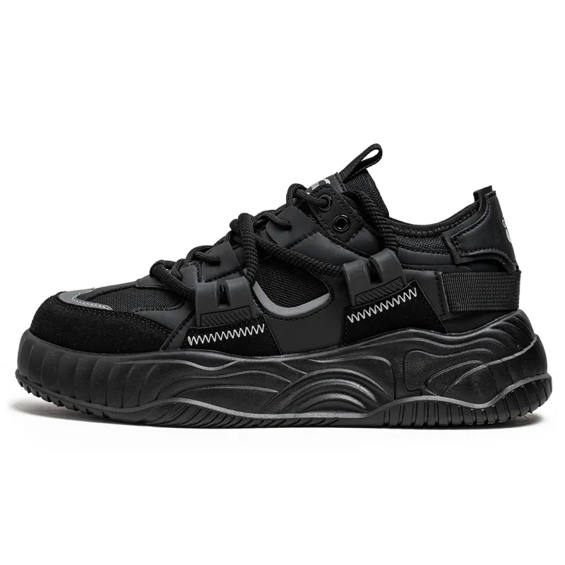 

Thick soled bread shoes, sports and leisure shoes, board shoes, motorcycle men's shoes