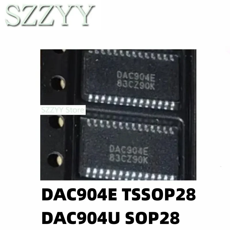 5PCS DAC904E TSSOP28 DAC904U SOP28 Digital to Analog Converter DAC904 Chip Mount