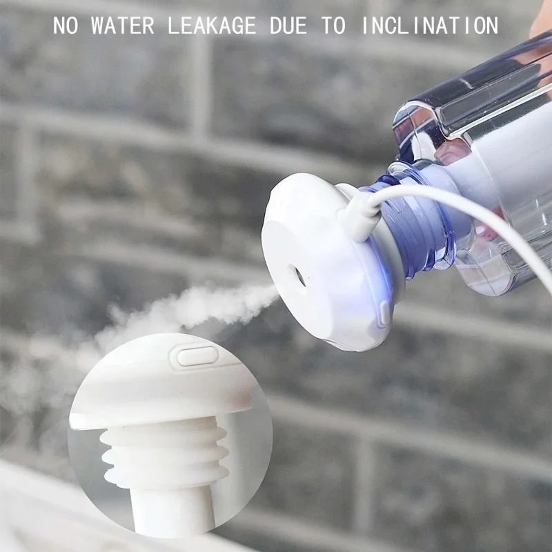 X7 المحمولة USB الهواء المرطب العطرية الناشر زجاجة مكتب ضباب صانع انفصال الترطيب