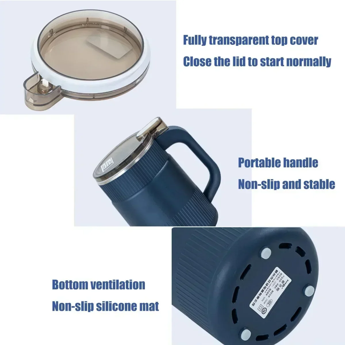 Neue Kleine Elektrische Kaffeemühle 500 ml Edelstahl Innere Küche Multifunktionale Nuss Bean Getreide Fräsmaschine