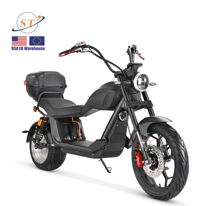 

Germany Warehouse 2 Wheel Electric Scooter EEC Electric Motorcycle Scooter 2000w Motor 60v 40ah Battery Chopper Motorcycle