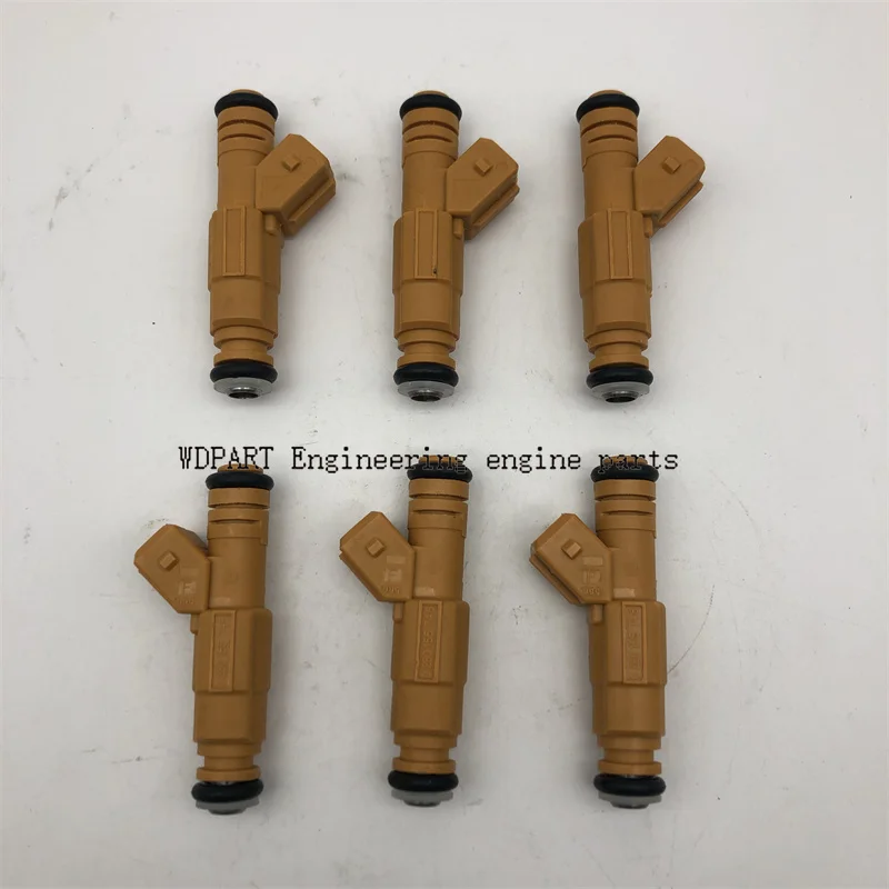 

6Pcs Fuel Injector 0280155746 For Jeep Cherokee 4.0L Type III 1989-98 Volvo 2.3L 2.4L 2.9L 1992-03