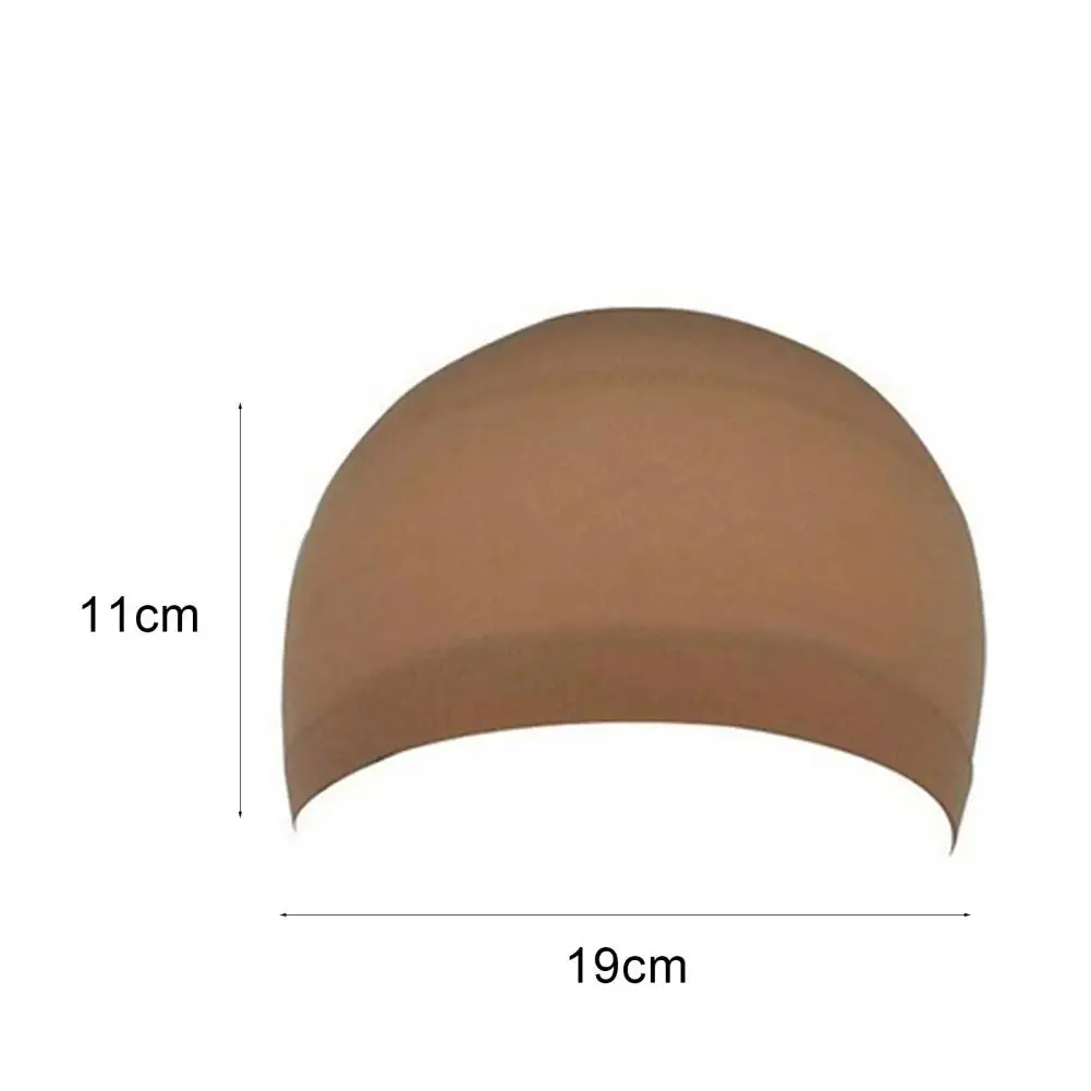 2 pezzi 11*19cm fasciatura elastica in pizzo retina per capelli parrucca in rete traspirante cappello morbido Nylon elasticizzato Cap retina per capelli parrucca anteriore in pizzo forniture per strumenti