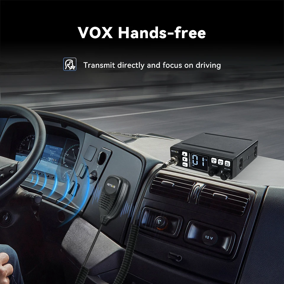 ZMdooreasy Altoparlante esterno per comunicazioni radio CB per auto, design leggero ZMdooreasy Altoparlante esterno per comunicazioni radio CB per auto, design leggero