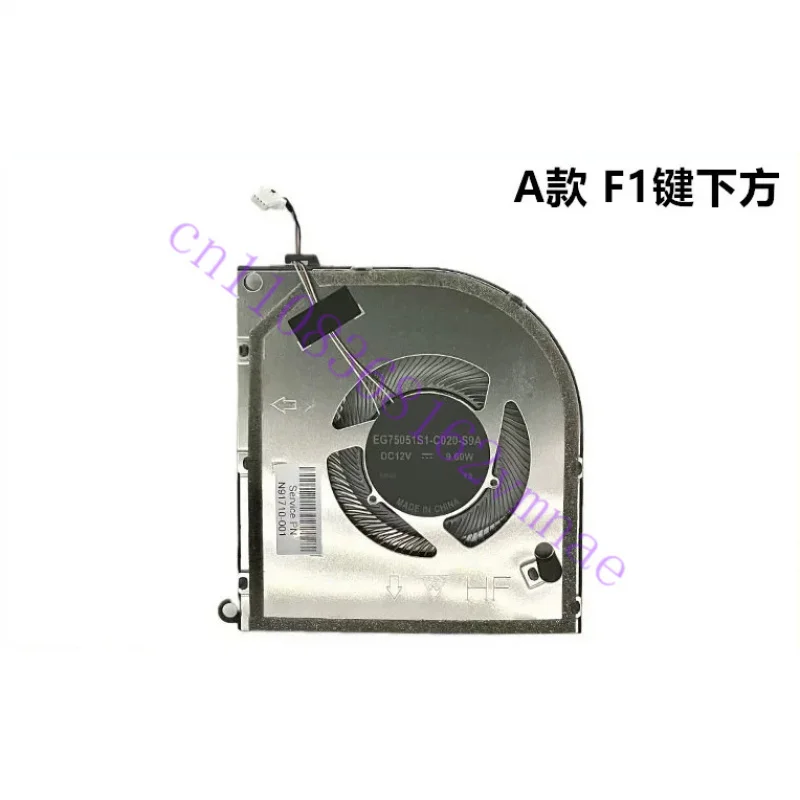 New Laptop CPU GPU Cooling Fan For HP OMEN 10 Slim14 14-FB TPN-Q297 N91710-001 EG75051S1-C020-S9A N91711-001 EG75051S1-C010-S9A
