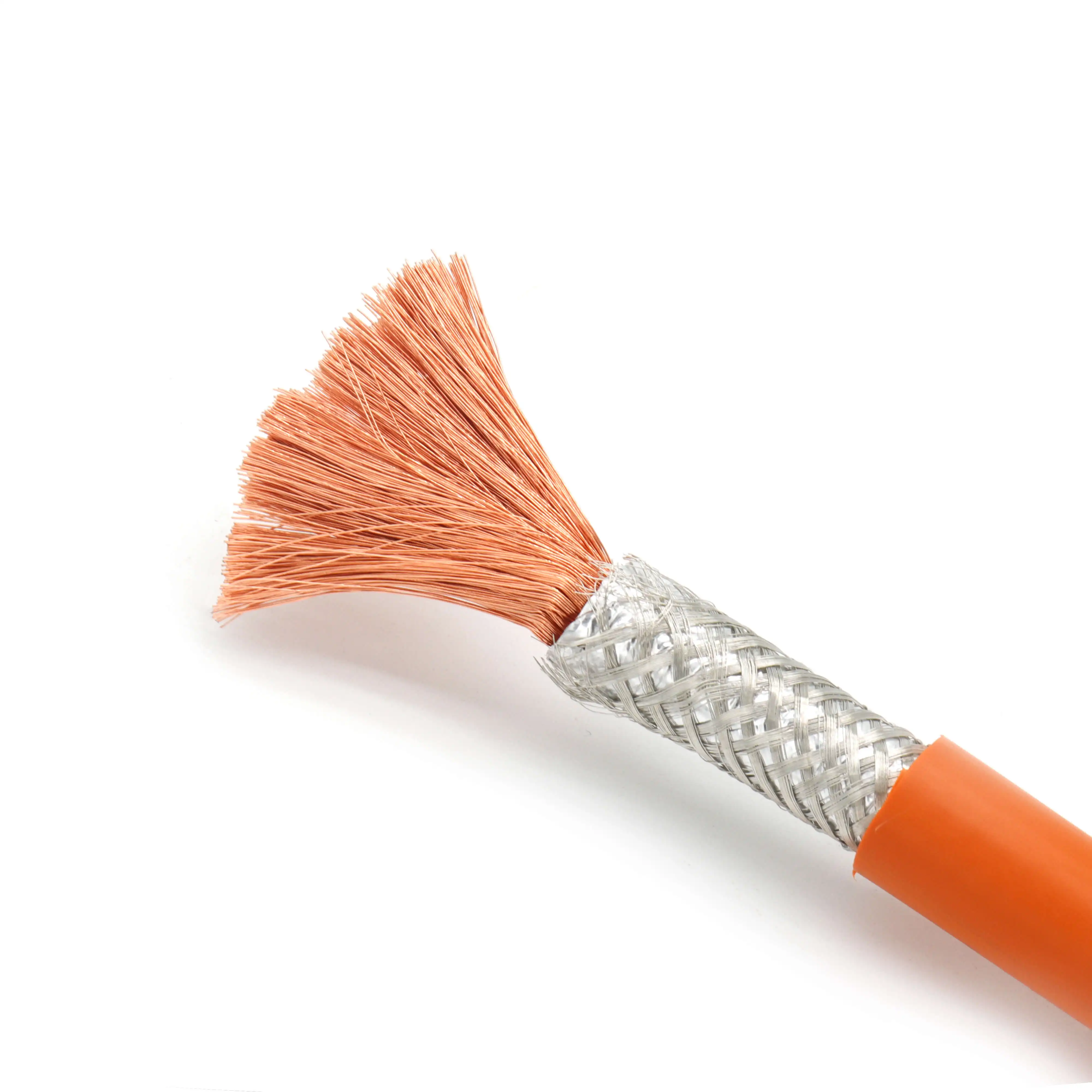 

【From China】Orange Electrical Car Wire 25mm 35mm 50mm 70mm XLPO Silicone DC EV Power Cable for Automotive Boat