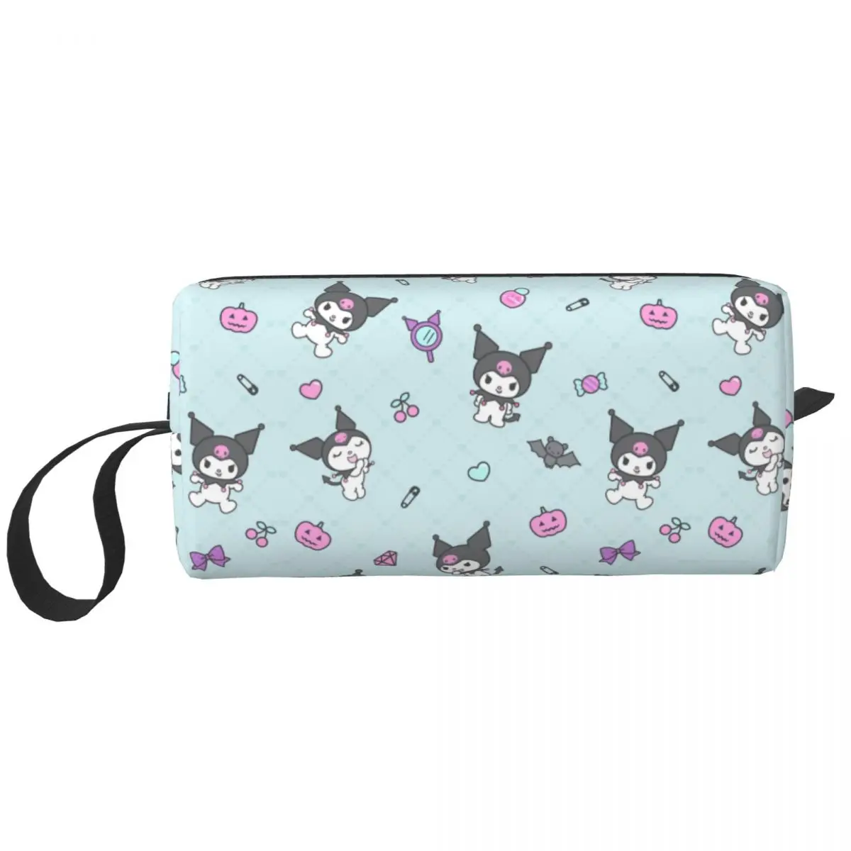 Fun Kuromi Makeup Bags Toiletry Cosmetic Bag Stylish Waterproof Makeup Organizer Case