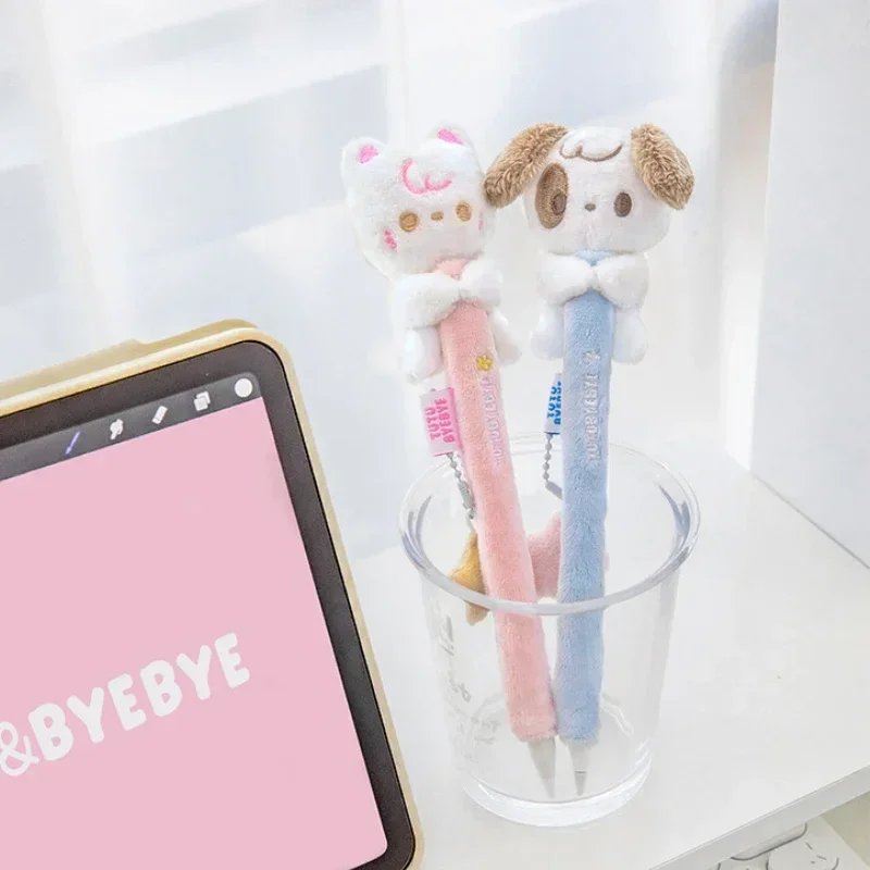 غطاء قلم لوحي لهاتف أبل Xiaomi Kawaii كارتون كات جرو ستايلس غطاء قلم لمكتب الطلاب حقيبة قلم واحدة ملحقات الكمبيوتر اللوحي #5