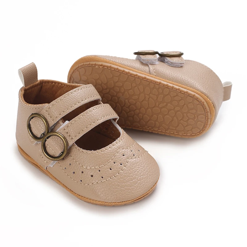 New Baby Girl Shoes Fashion Flower Flats Non-slip Newborn Toddler First Walkers Formal Sandals