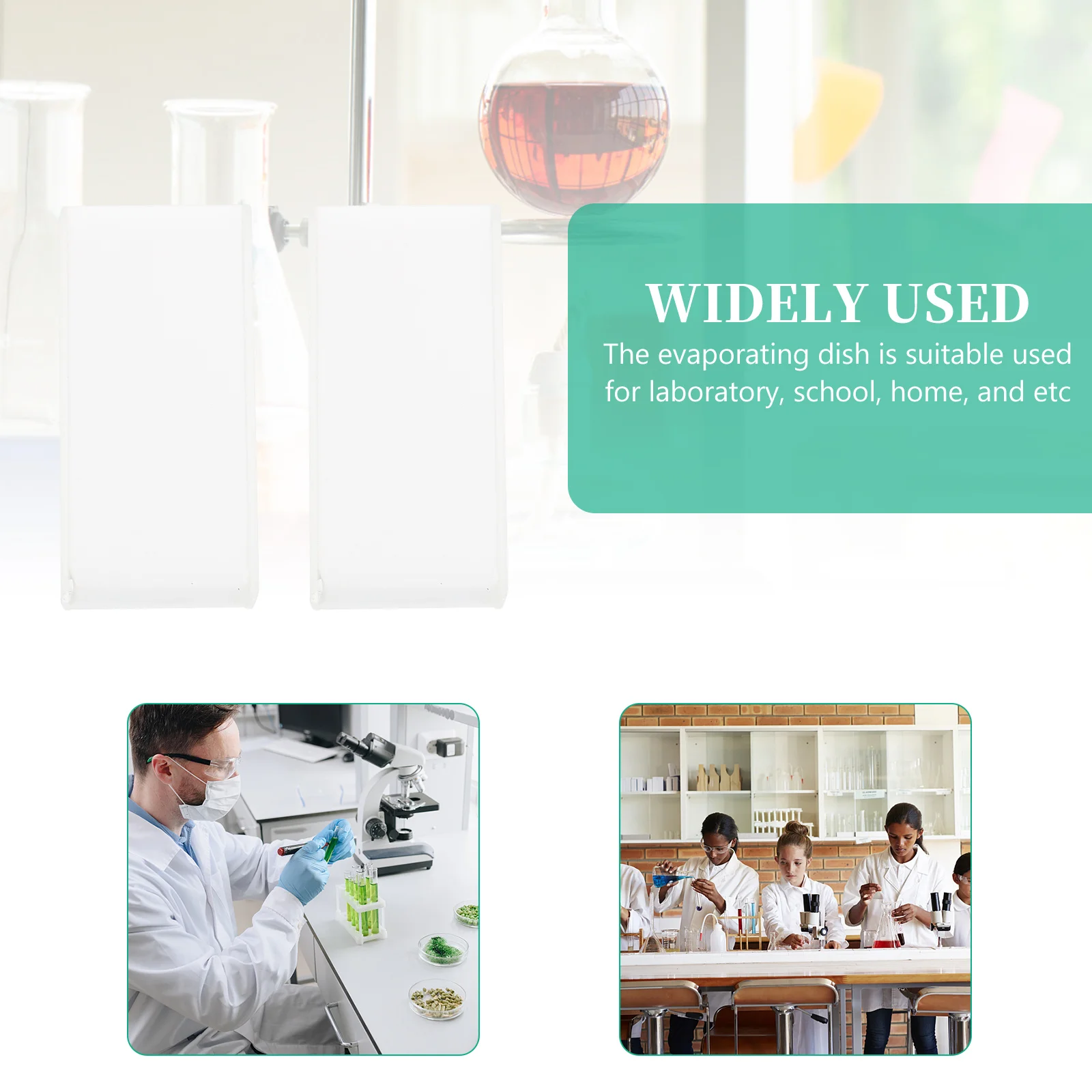 

2Pcs Glass Standard Cuvette Laboratory Cells High Transparency Durable 20mm Pathlength for Sample Analysis Spectral and Optical