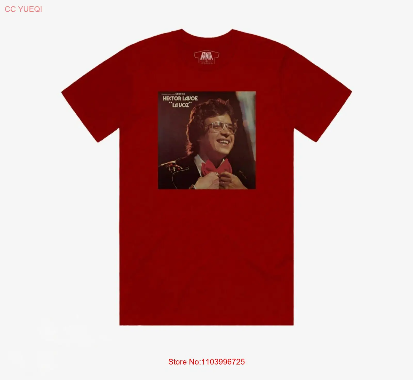 HECTOR LAVOE LA VOZ FANIA T-SHIRT ALBUM COVER ART SIZE M, L, XL