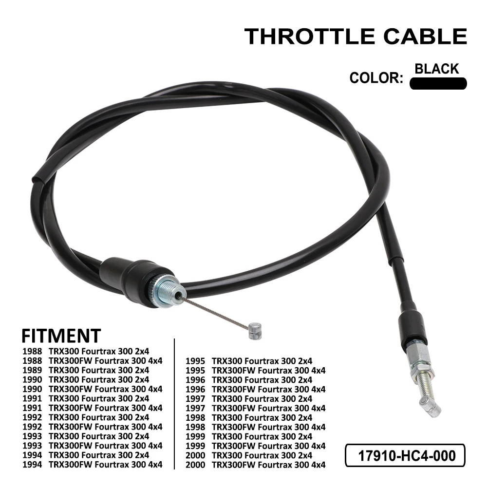 Motorcycle Rear Hand Brake Cable For HONDA TRX 125 200 300 400 420 680 700 ATC200ES Choke Clutch Reverse Throttle Parking Cable