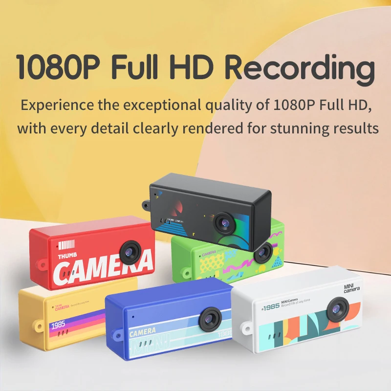 1080P Mini X7 Thumb Camera Portable Keychain Camera Retro Support Memory Card Camcorder Video Recorder Tools With Flash