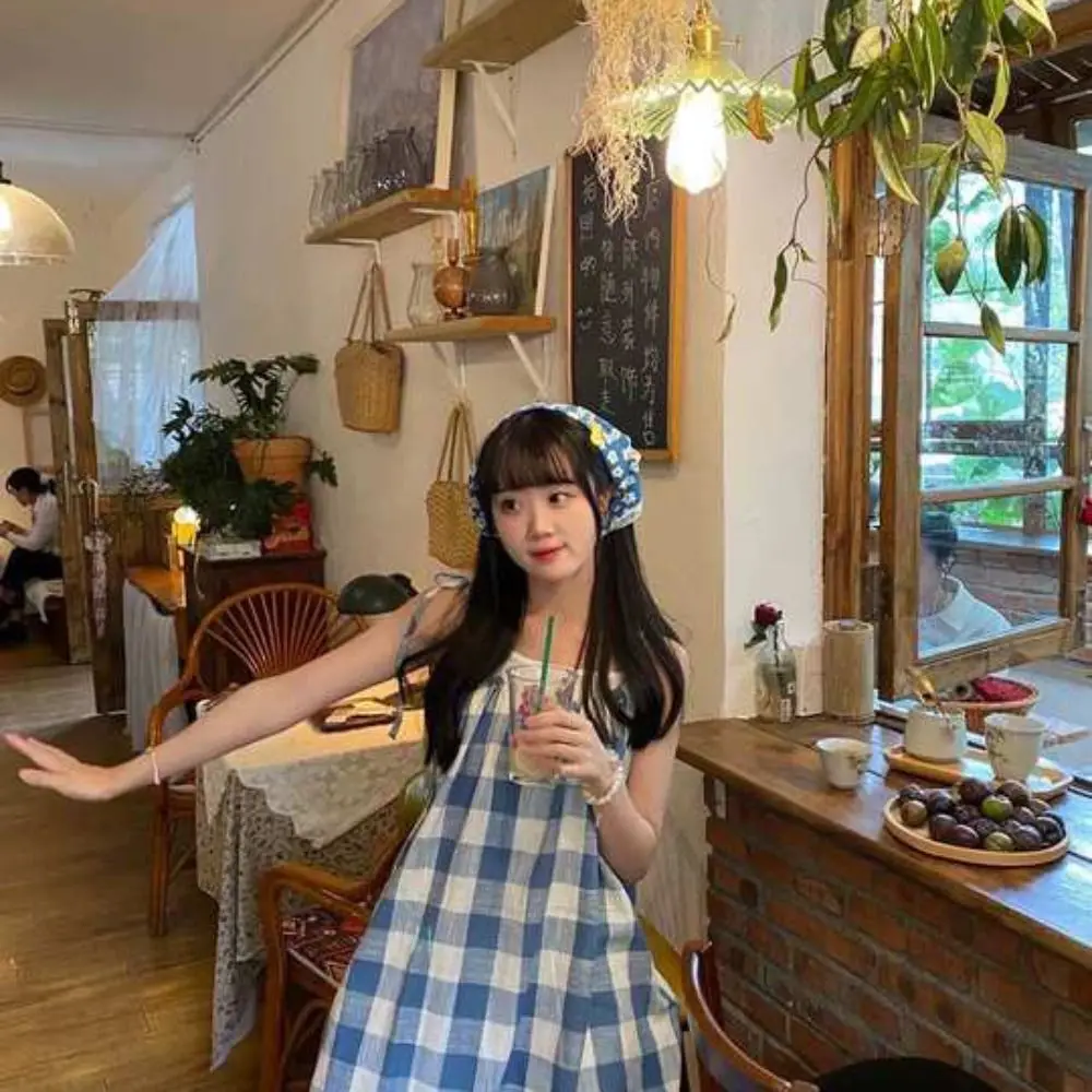 ผ้าคาดผมลายดอกไม้ ผ้าฝ้ายลินิน ผ้าพันคอสี่เหลี่ยม ผ้าคาดผม ผ้าผูกผม ผ้าพันคอไหมพิมพ์ลาย ใช้เป็นเครื่องประดับเสื้อผ้า ผ้าพันคอ