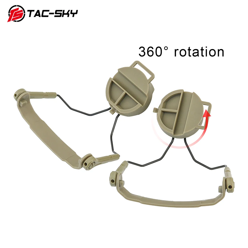 TAC-SKY Outdoor Hunting and Shooting Game Headset Accessory for ARC Rail Helmets, Compatible with AMP Tactical Headsets