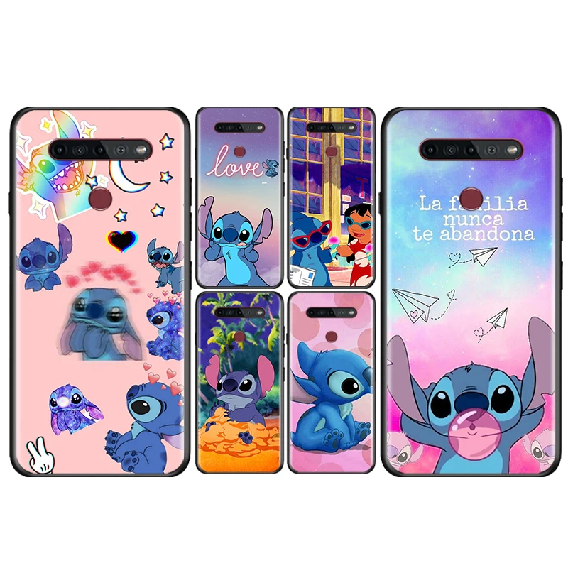 Stitch Abomination Monster For LG K92 K71 K61 K51S K41S K50S K22 Q60 V60 V50S V50 V40 V30 G8 G8X G8S ThinQ Black Phone Case