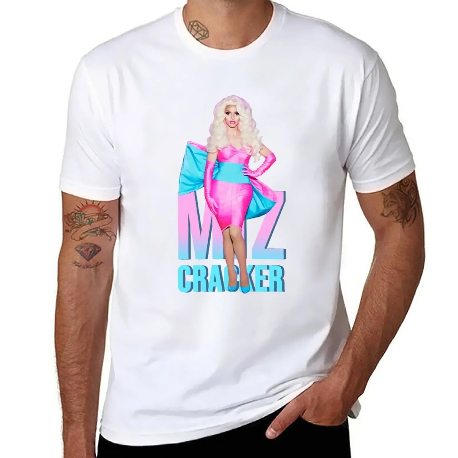 MIZ CRACKER T-Shirt plus sizes korean fashion slim fit t shirts for men