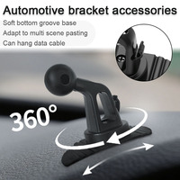 New dashboard desktop car base with curved adhesive universal car phone holder accessory ball head that can rotate 360 °