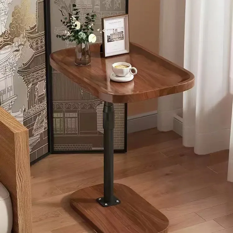 Shaped Folding Small Tea Nordic Wooden Modern Coffee Tables for Living Room Apartment Bed Adjustable