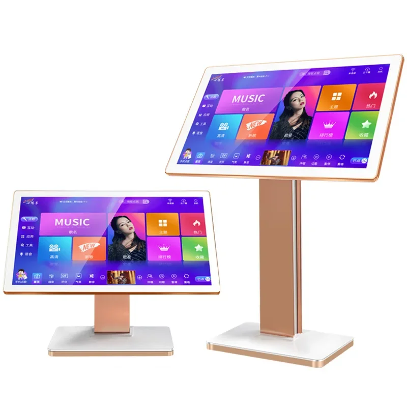 Professional Karaoke Player Home Theatre System 21inch Touch Screen Portable Karaoke Machine