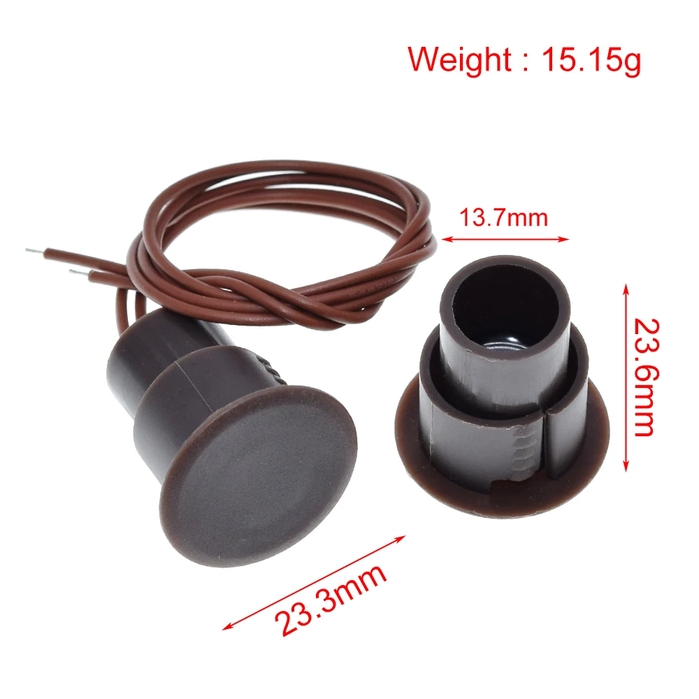 RC-36 Wired Door Magnetic Switch Magnet Alarm Detector For Iron Gate Home Security Alarm System NC for Arduino