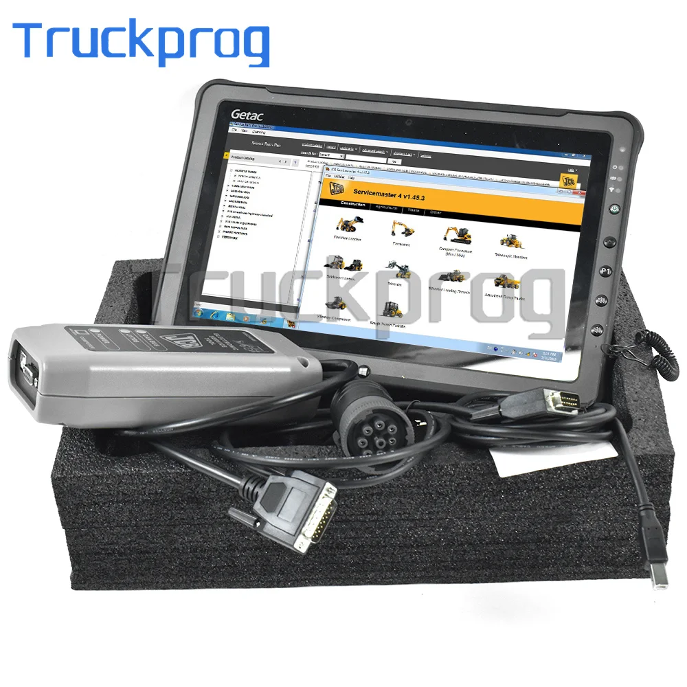 F110 tablet JCB Diagnostic Tool Full CAN BUS Diagnostic Scanner Tool for Electronic Service Master Diesel Engine Excavator