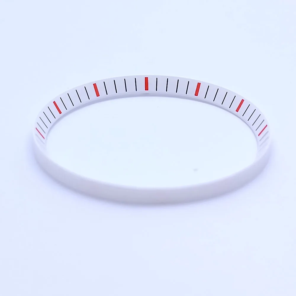 قطع غيار لعلبة ساعة الحركة ، استبدال حلقة الفصل ، حلقة داخلية بلاستيكية ، NH35 ، NH36 ، 35 ، NH36 ، قطر من البلاستيك