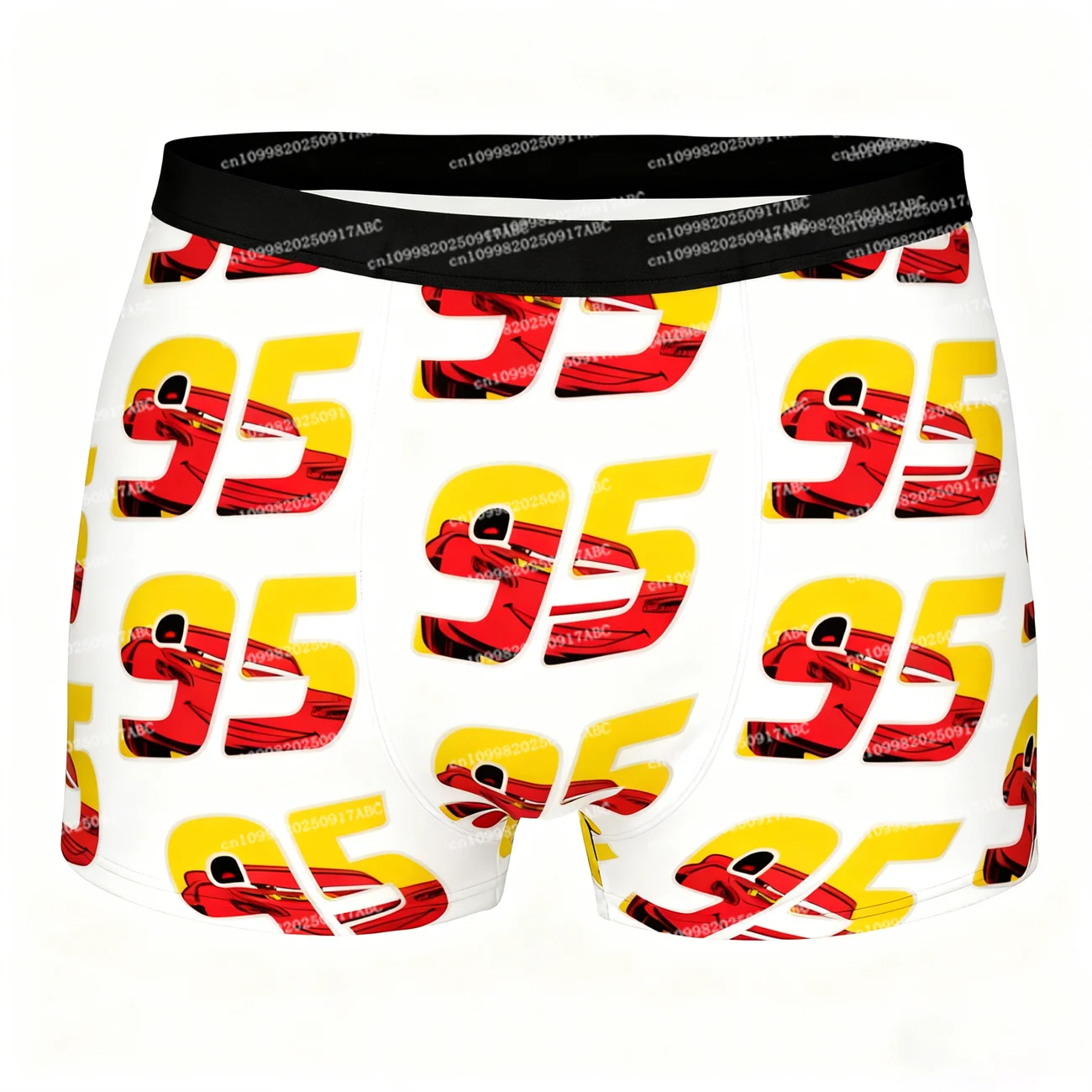 (Miniso) Cuecas de casal relâmpago mcqueen cuecas est carros homem cuecas shorts humor macio para mulheres cuecas